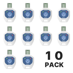 TinyUSB-10K 일회용 온도 기록계 10 Pack