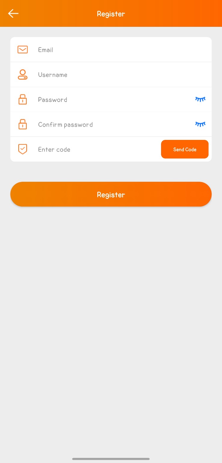 Elitech iCold 회원가입 화면